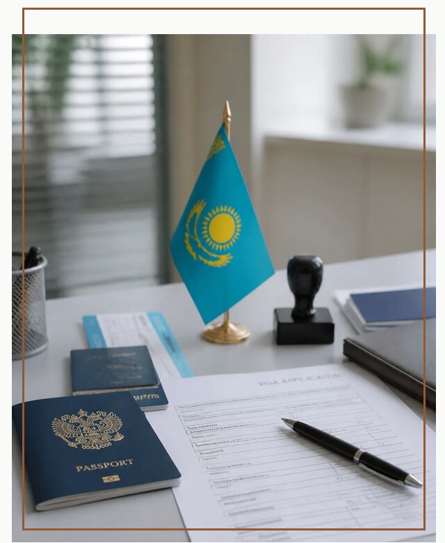 Оформление визы в Казахстан для поездки и работы в Канске
